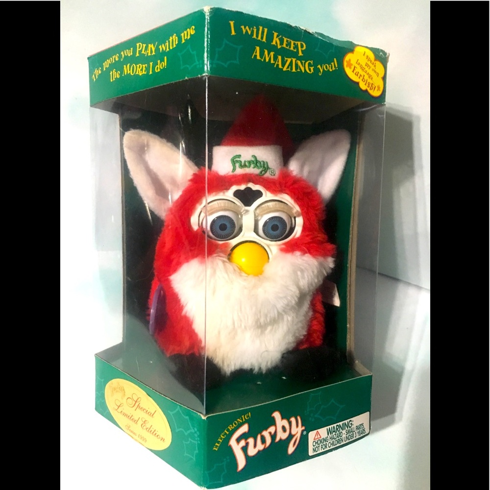 FURBY Christmas Red Talking Toy Vintage